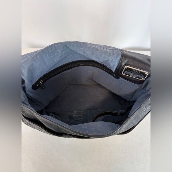 Tumi leather unisex laptop crossbody messenger bag - Picture 8 of 8